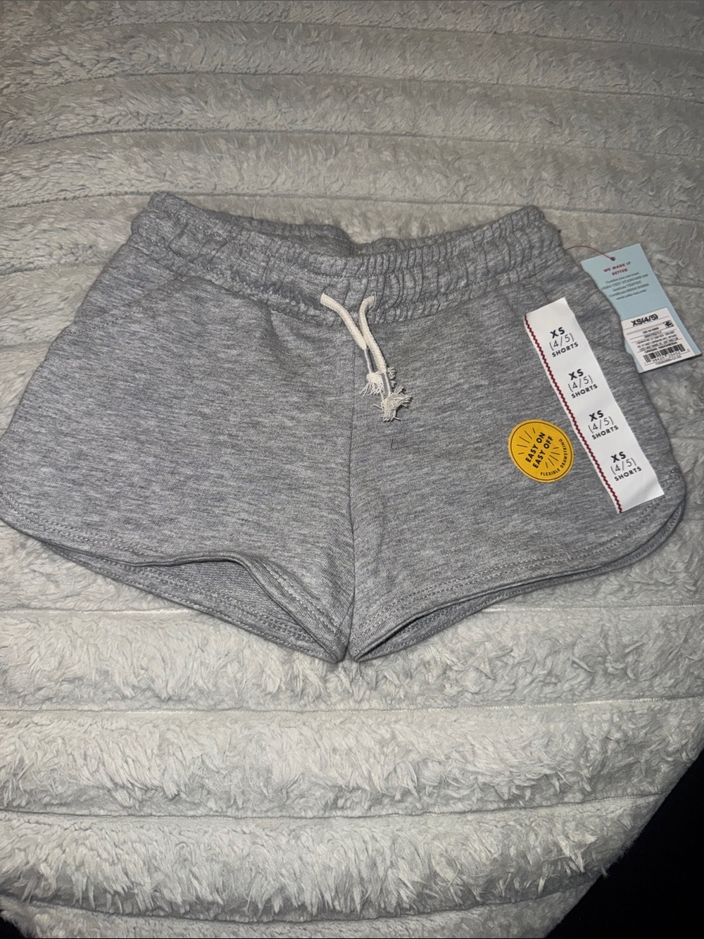 Target Gray Heather Girls' Athletic Drawstring Shorts